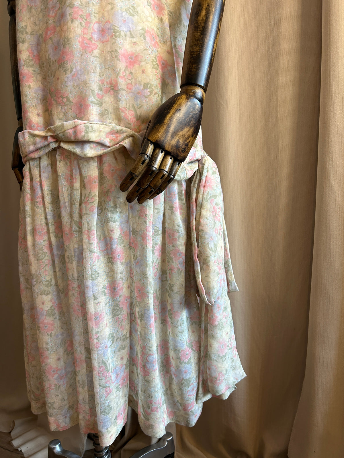 Floral Drop Waist Dress