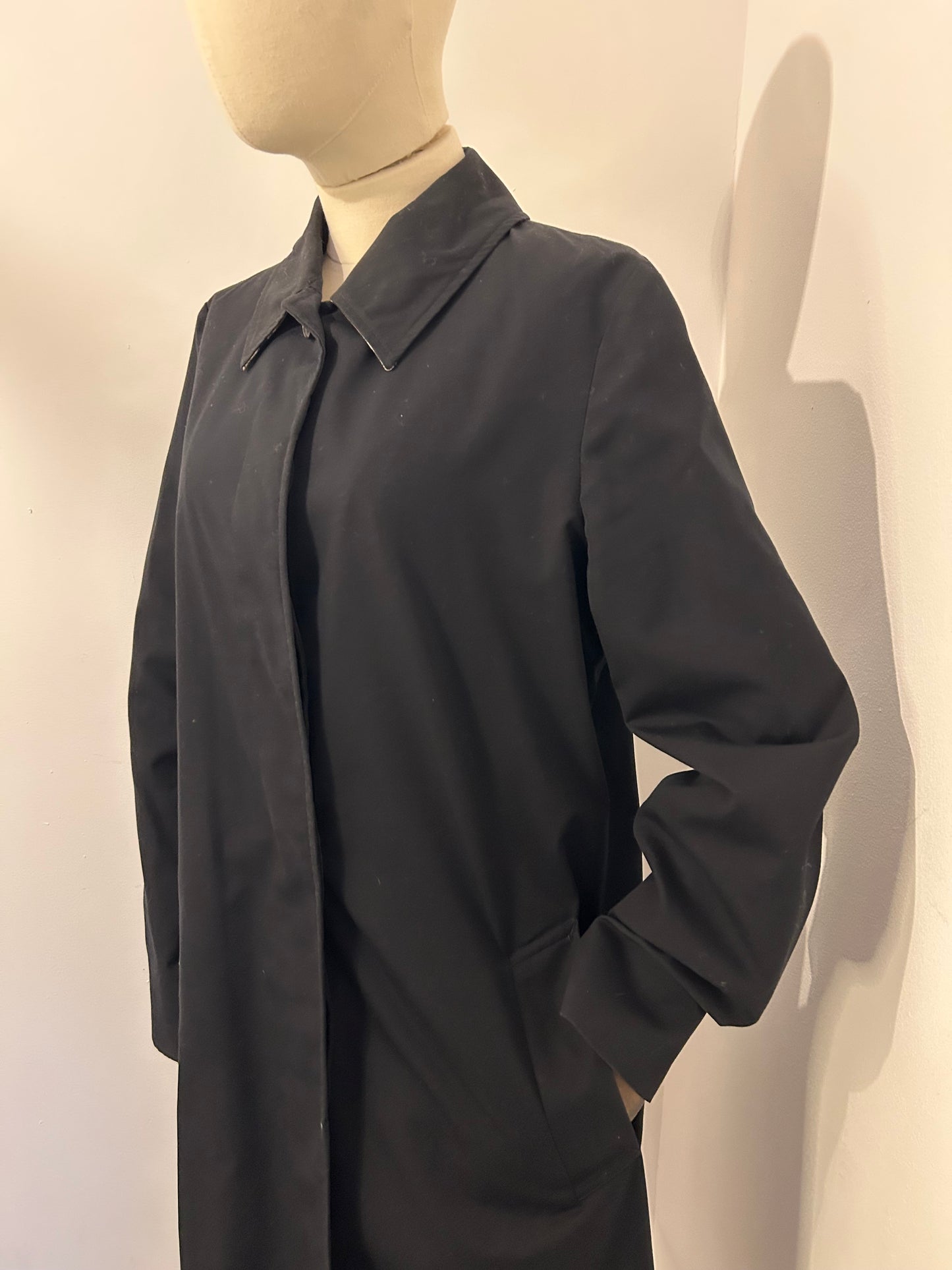 Black Aquascutum Trench