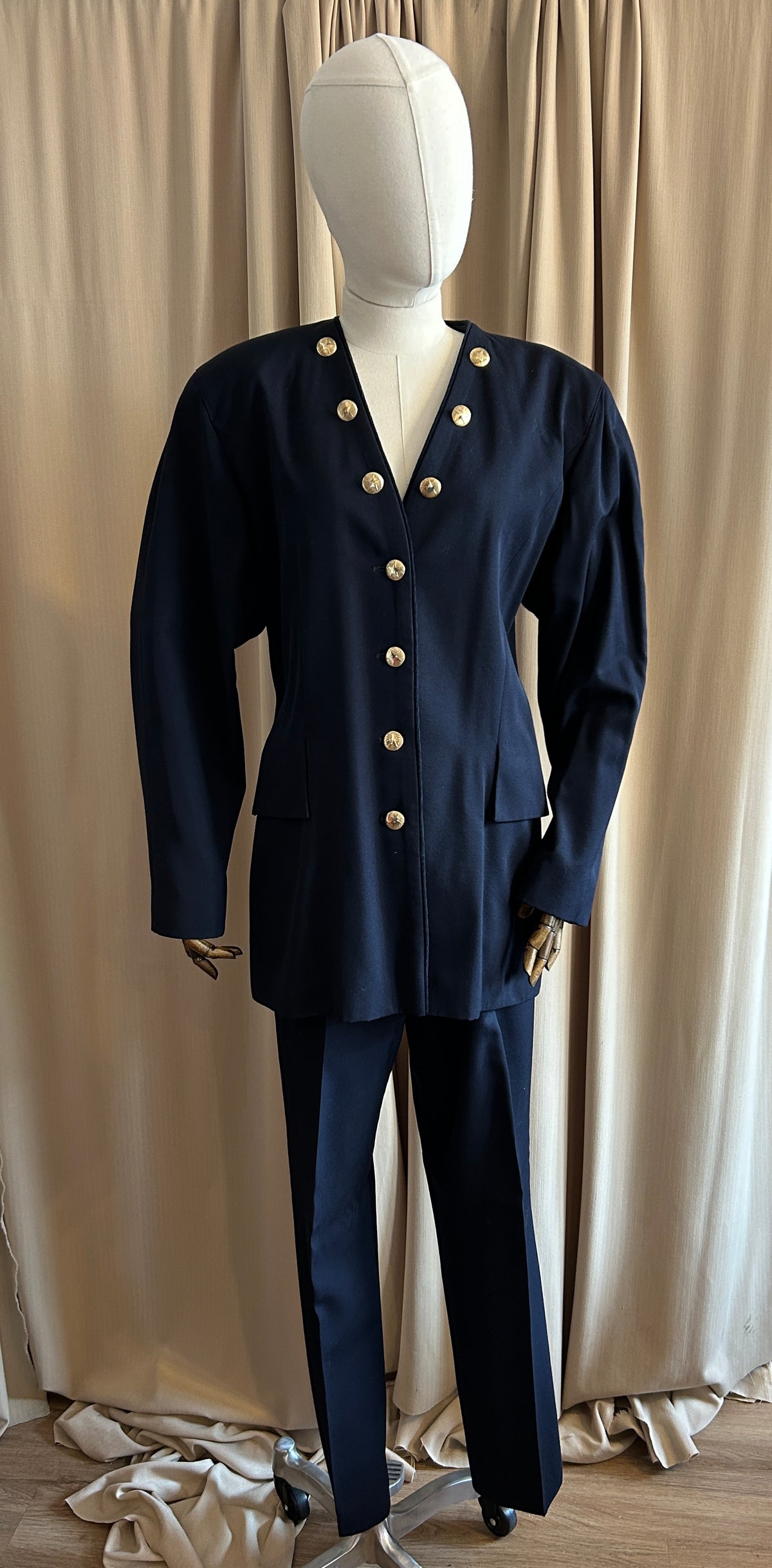 Navy Trouser Suit