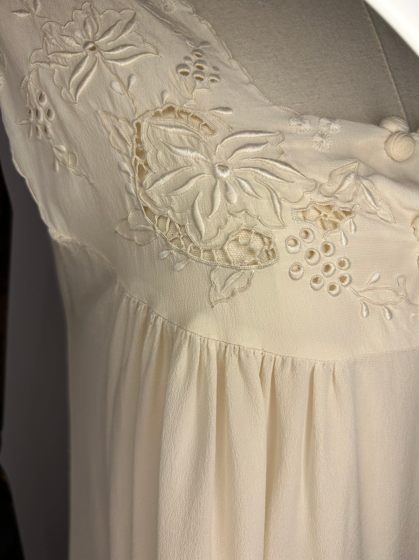 Antique Silk Nightgown