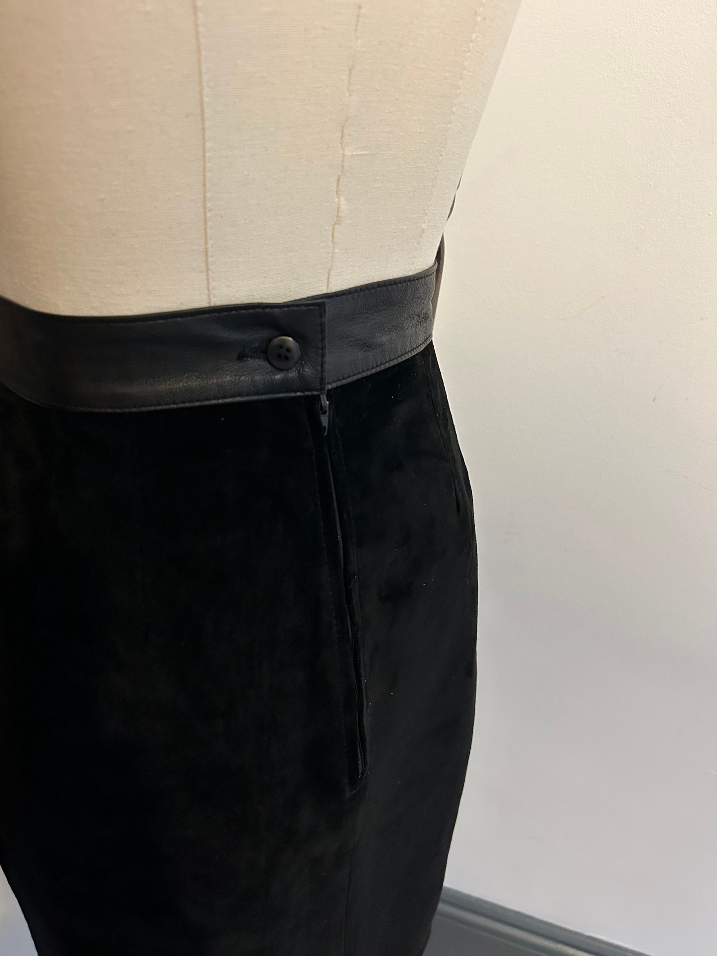 Parisian Suede Skirt