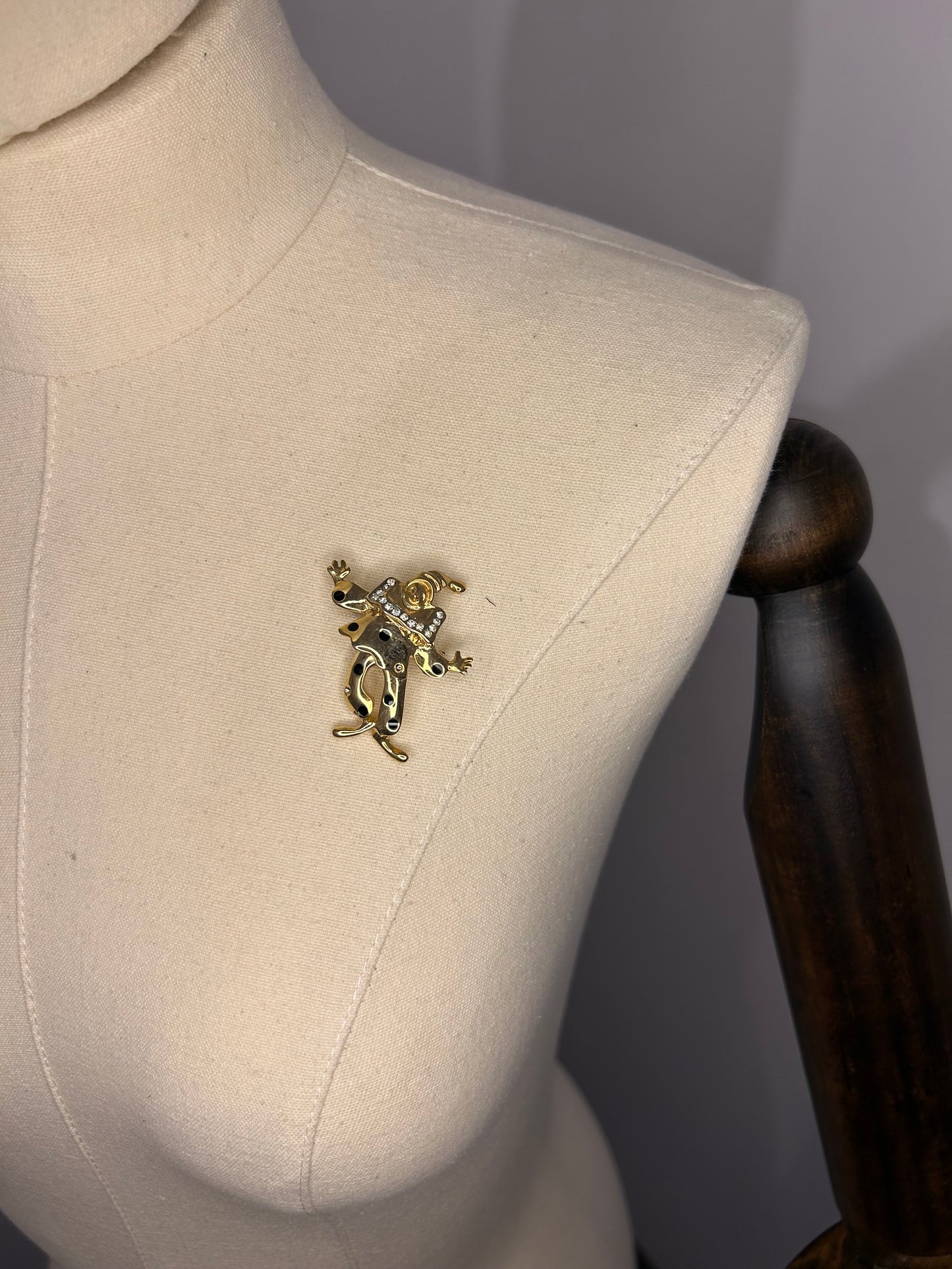 Articulated Clown Brooch