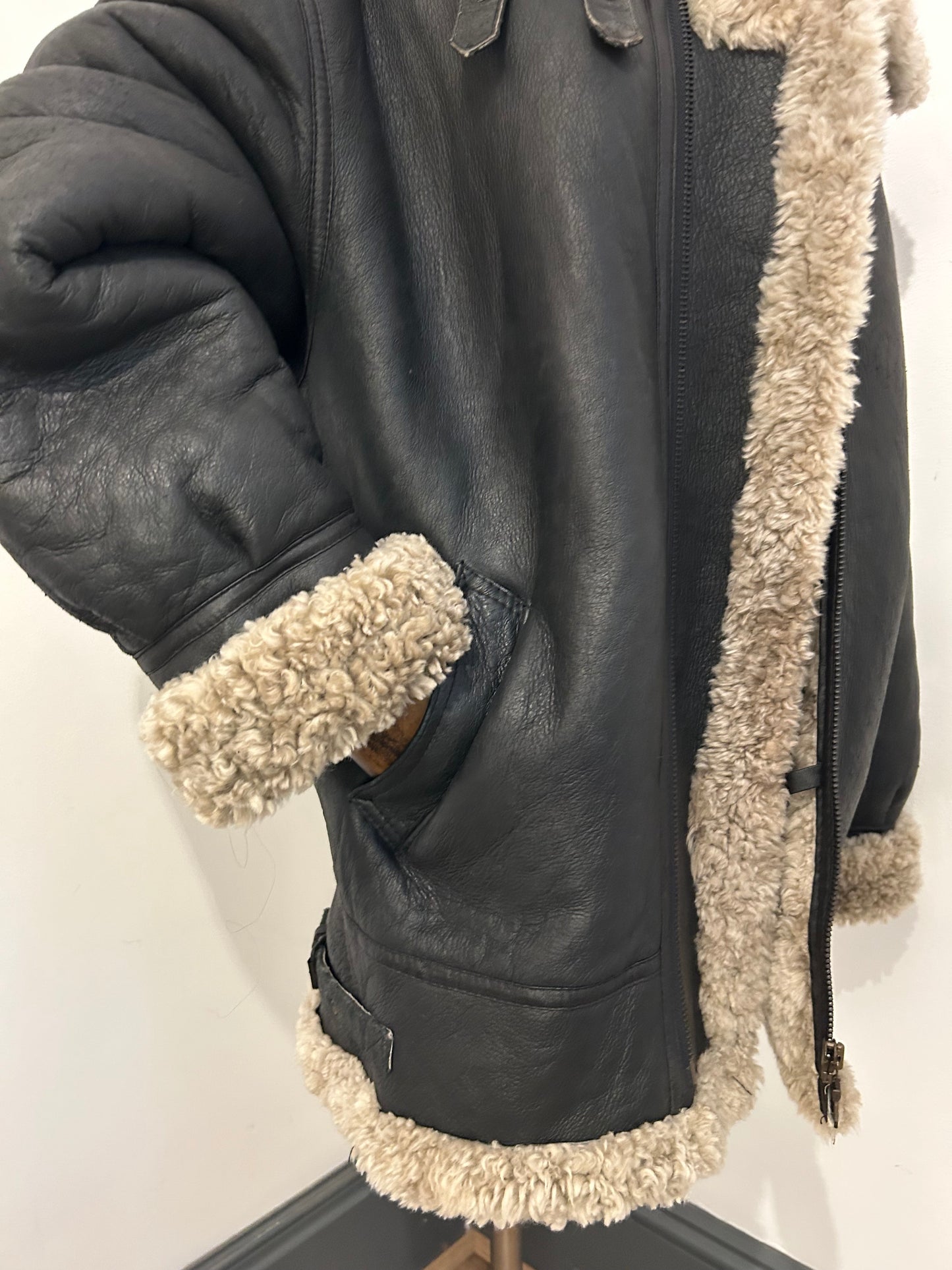 Black Sheepskin Jacket