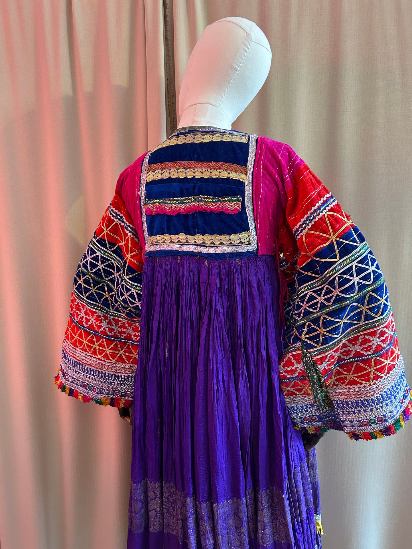 Antique Embroidered Kuchi Dress