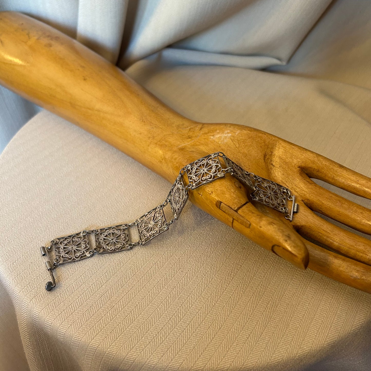 Silver Filigree Bracelet