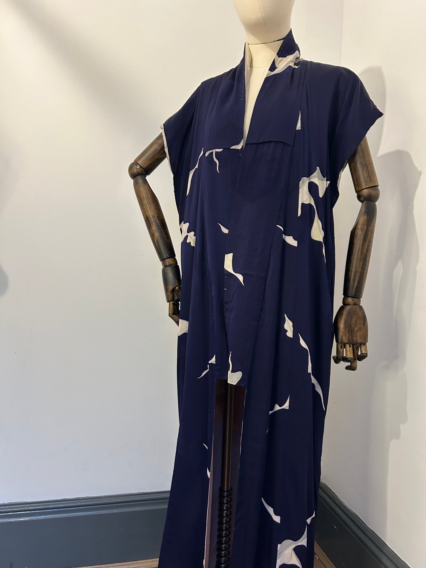 Pure Silk Sleeveless kimono Jacket