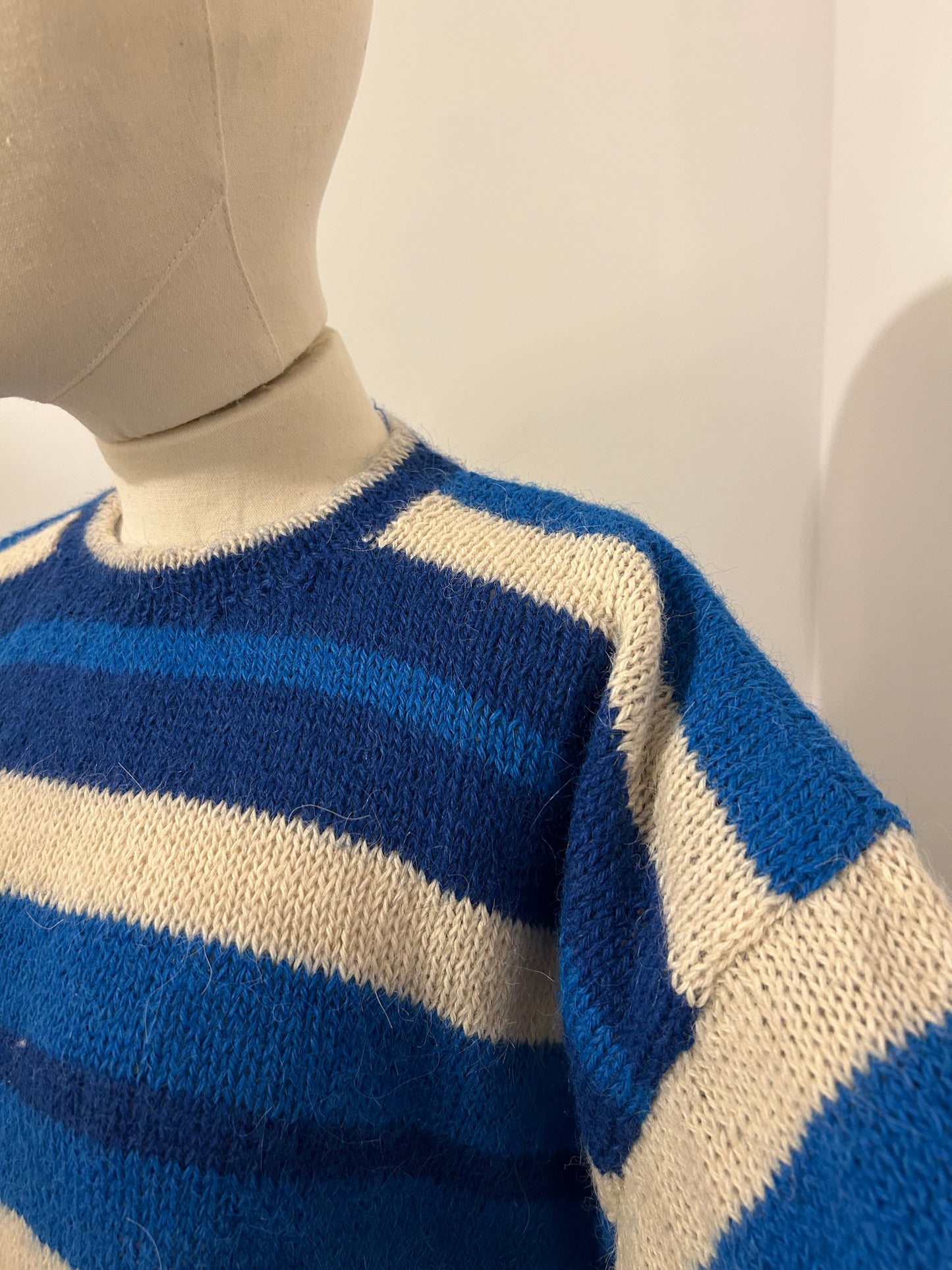 Blue Stripe Knitted Jumper