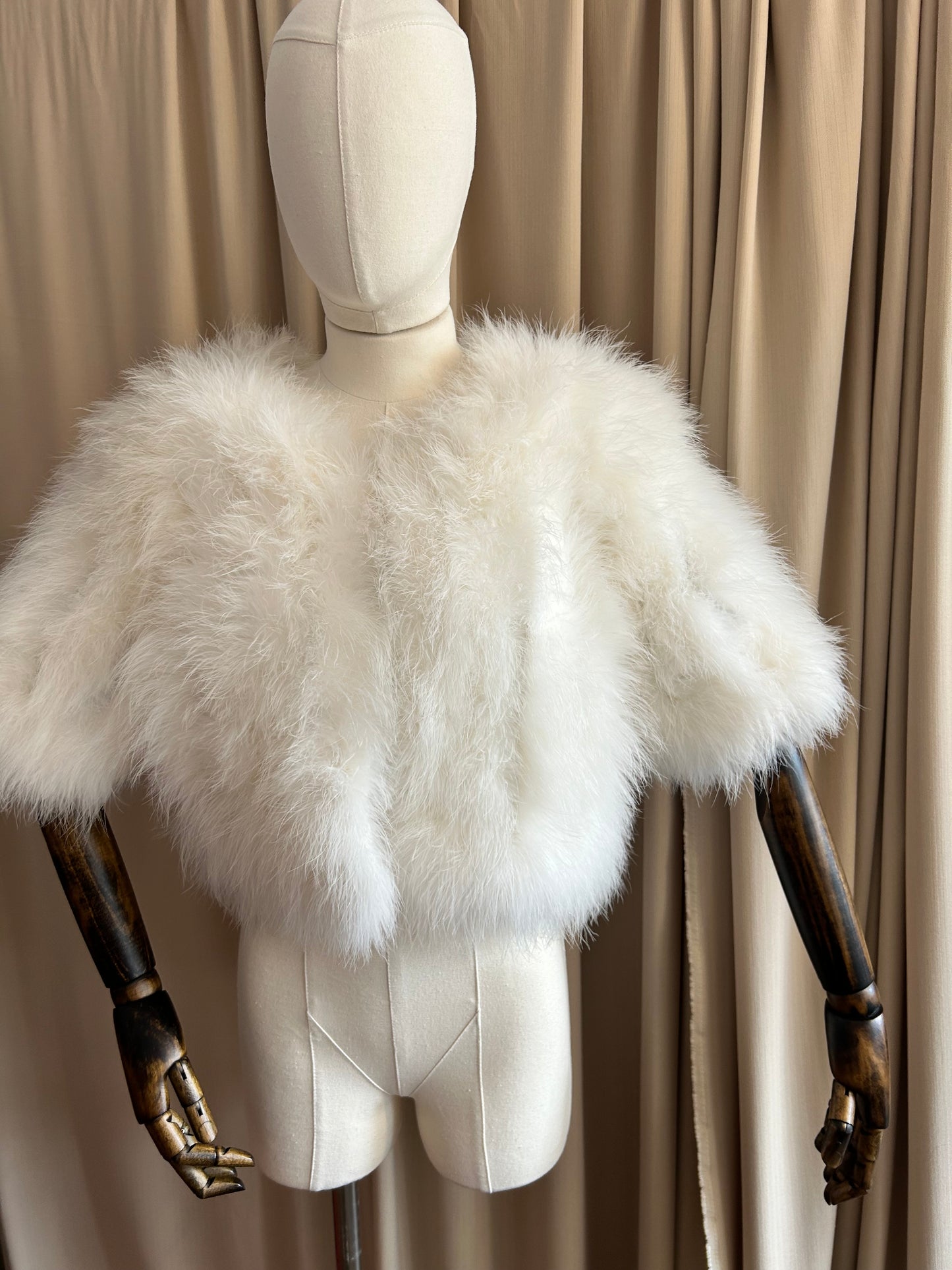Ann Green Ostrich Feather Jacket
