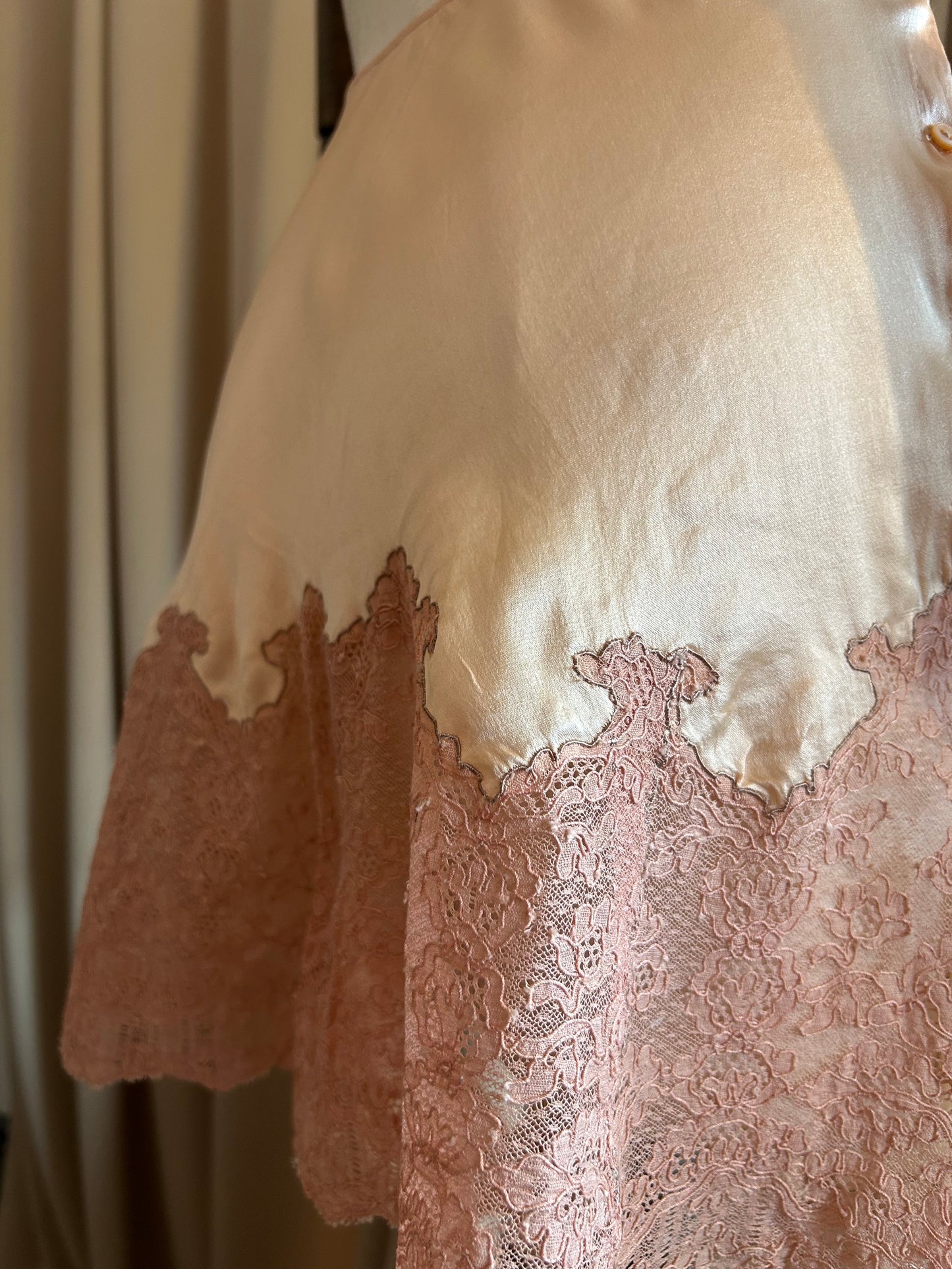 Peach Silk Tap Shorts