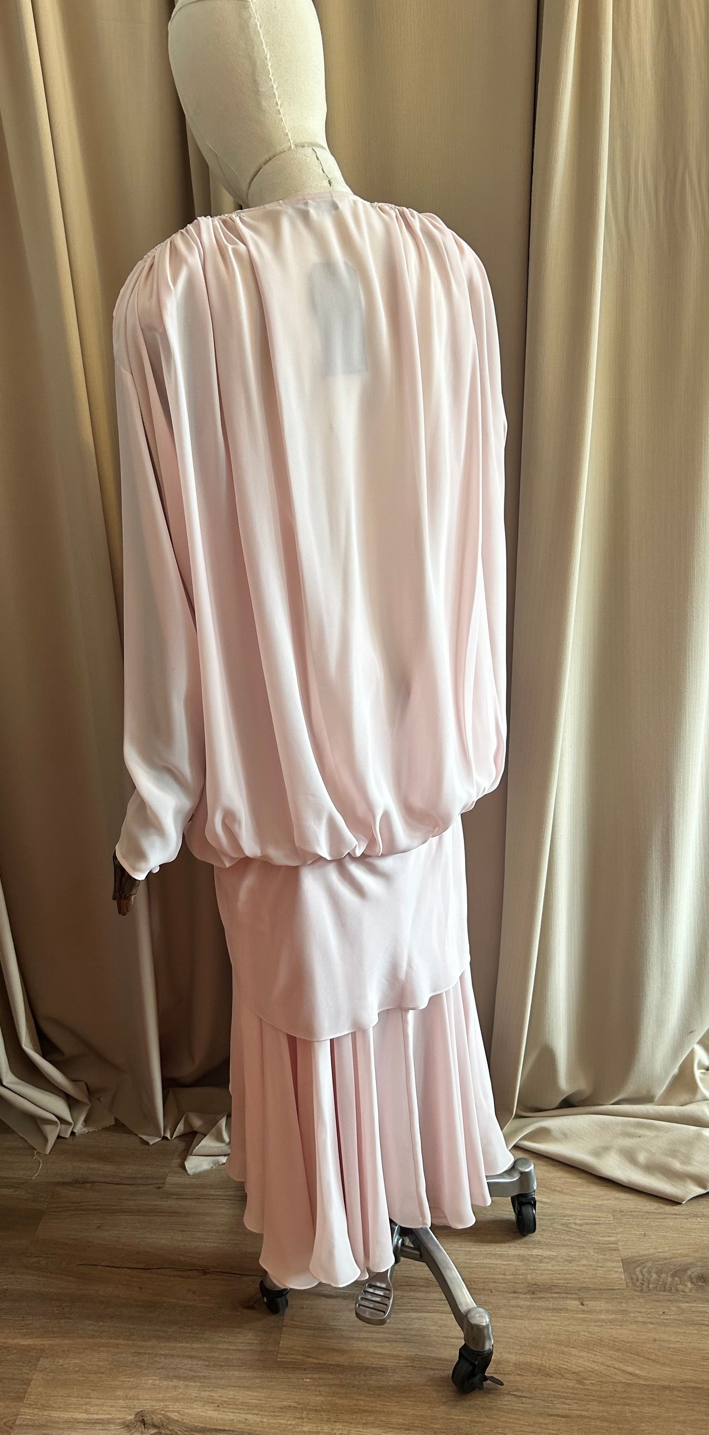 Dusty Pink Beaded Gown