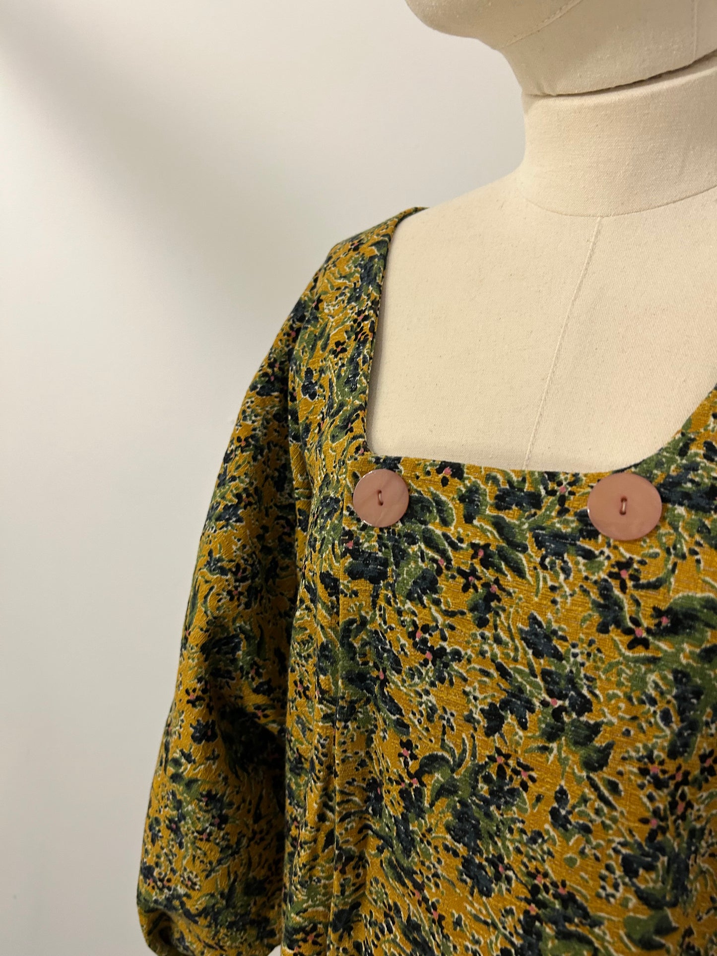 Yellow Floral Haori