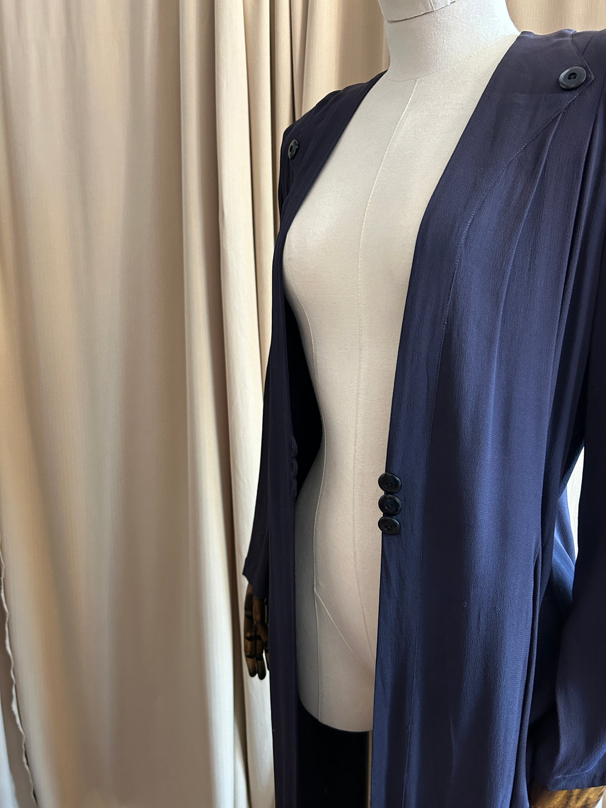 Midnight Crepe Jacket