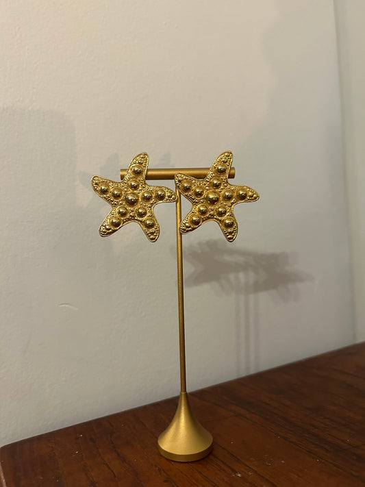 Starfish Clip On Earrings