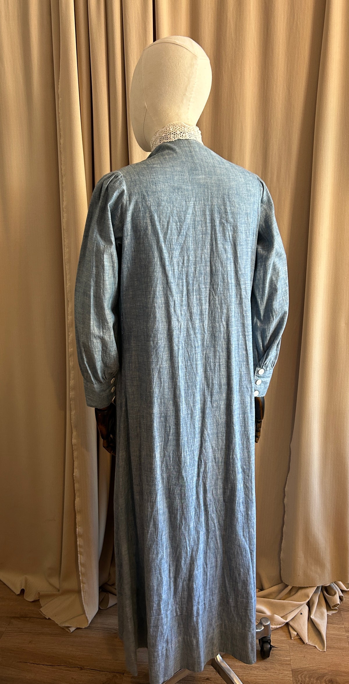 Antique Blue Cotton Dress