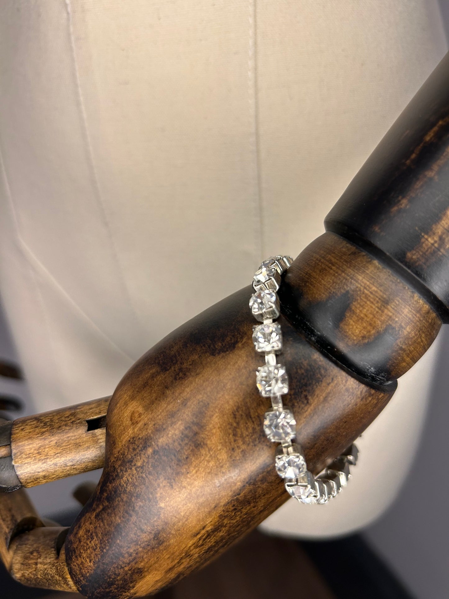 Large Diamanté bracelet