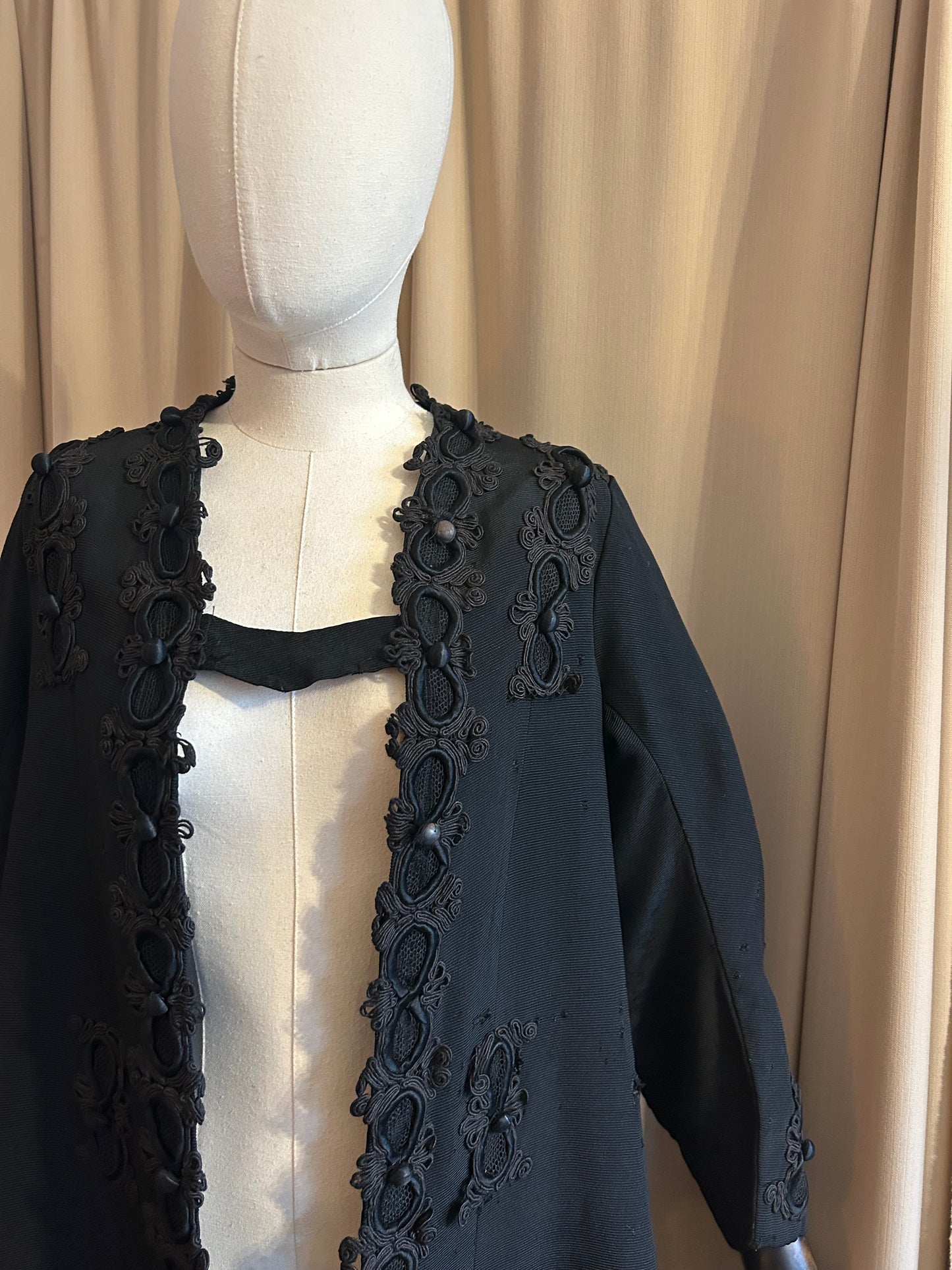 Victorian Embellished Mourning Jacket