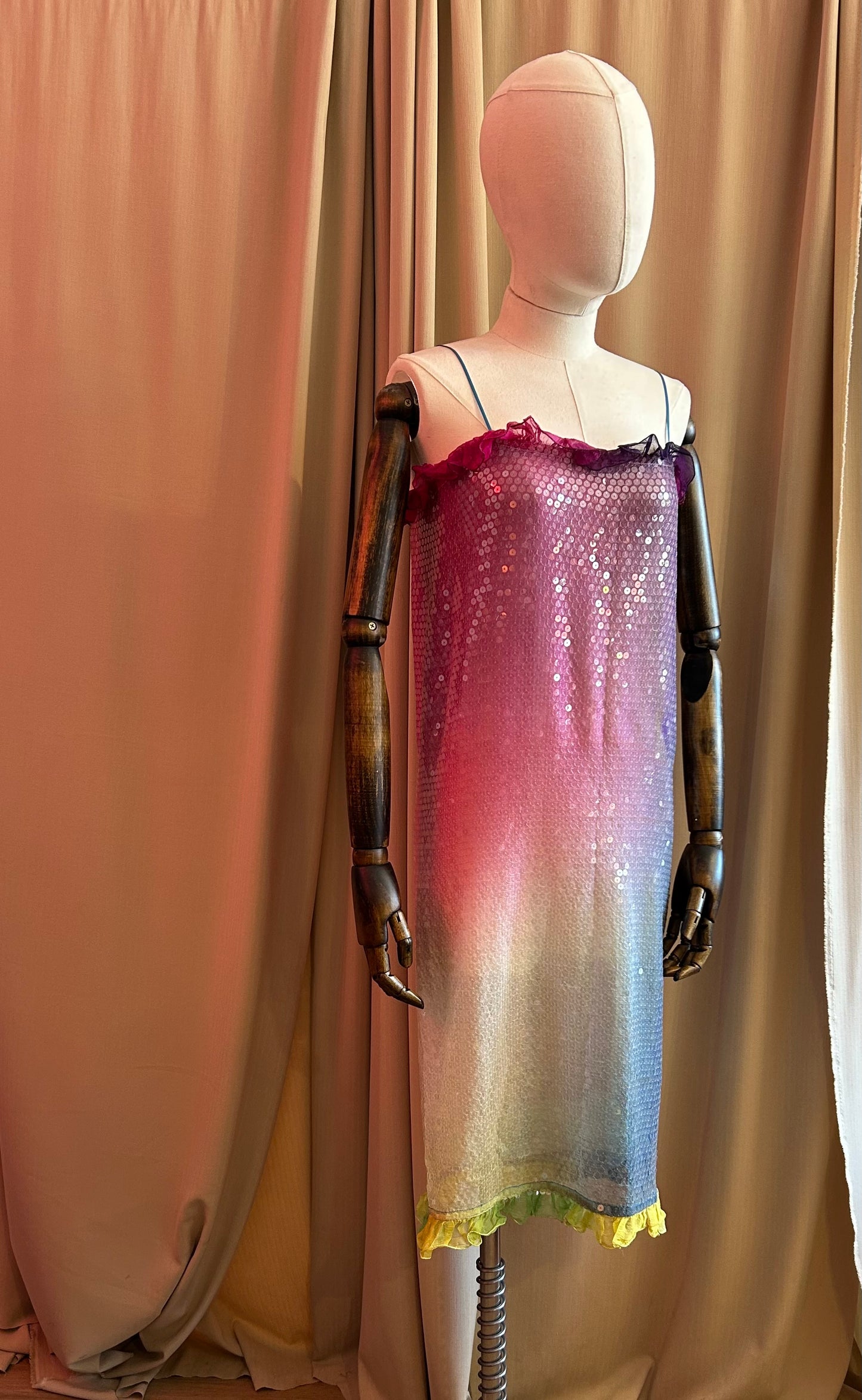 Silk Sequin Dress