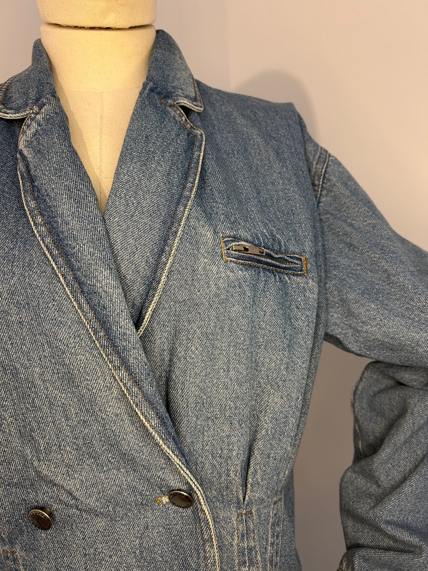 1980s denim jacket