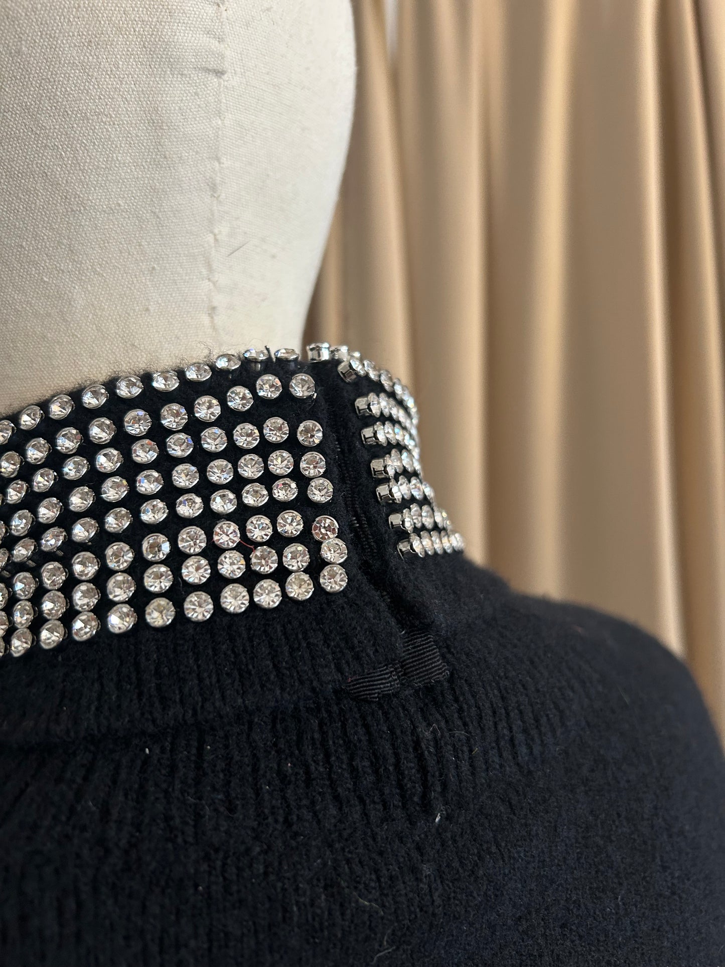 Alexander Wang Rhinestone Rollneck