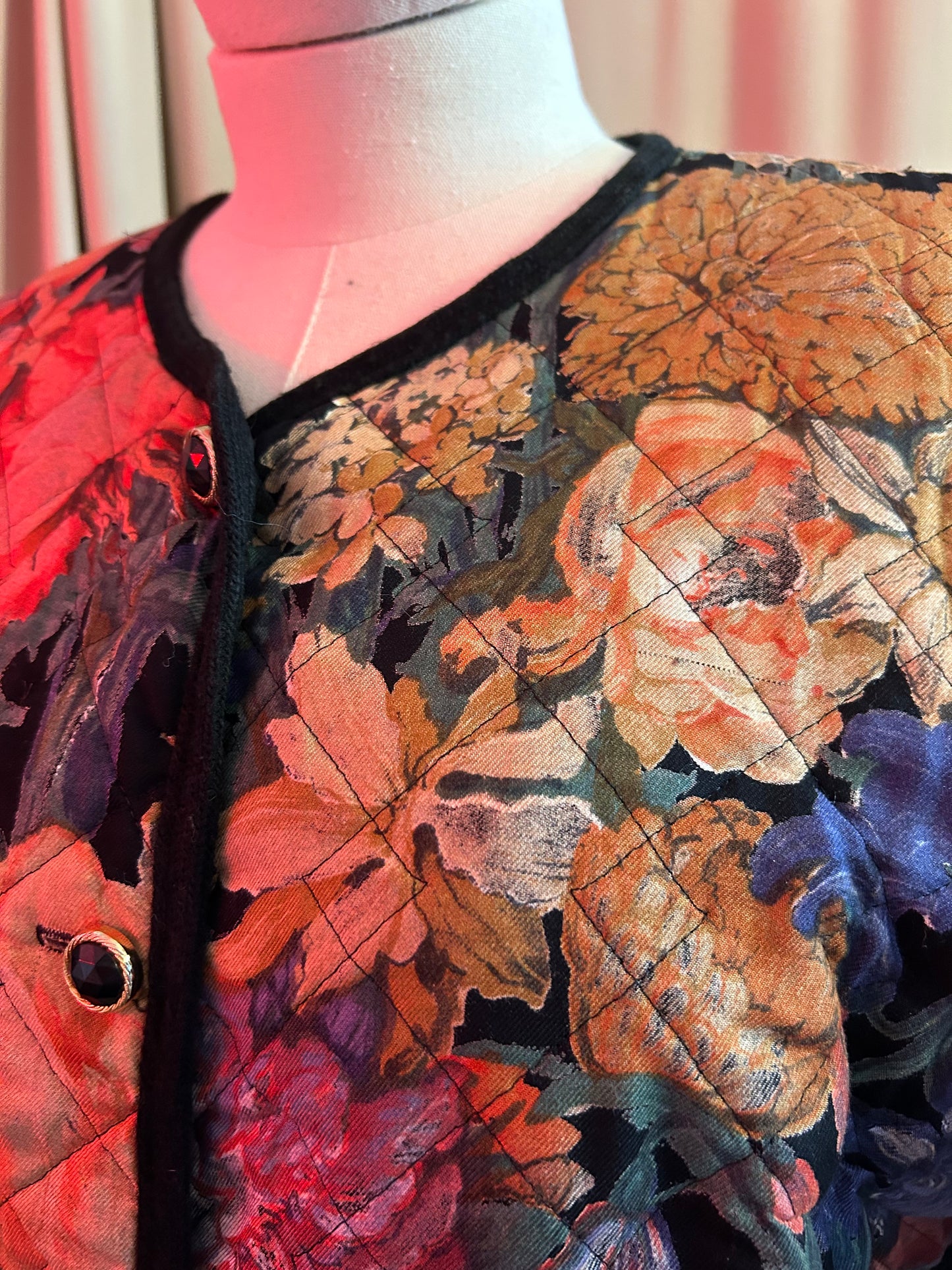 Quilted Floral Jacket