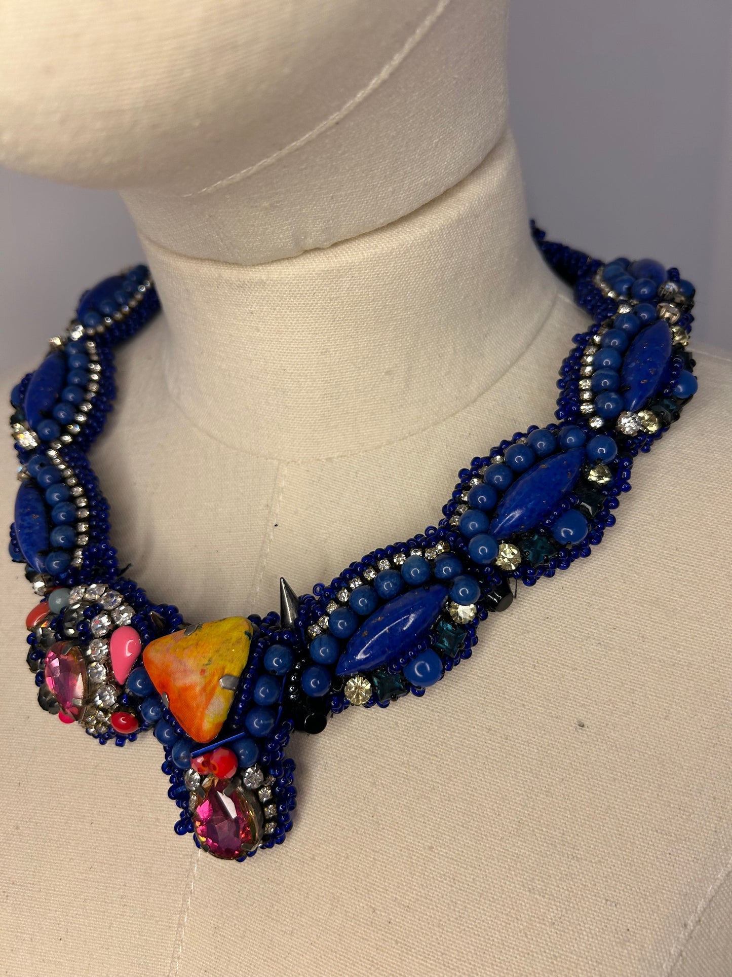 Statement Beaded Necklace