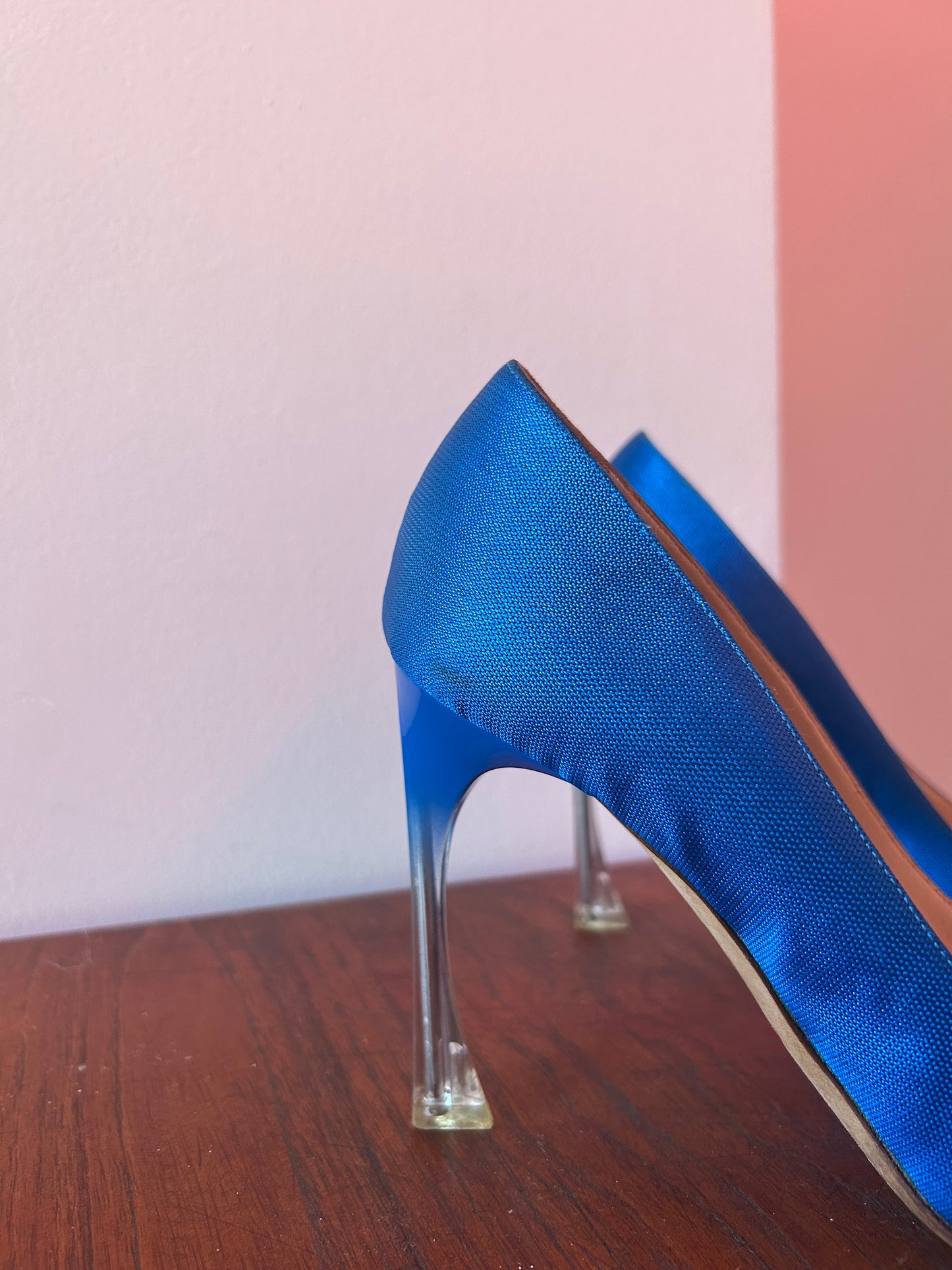 Dior by Raf Simons Electric Blue Heels