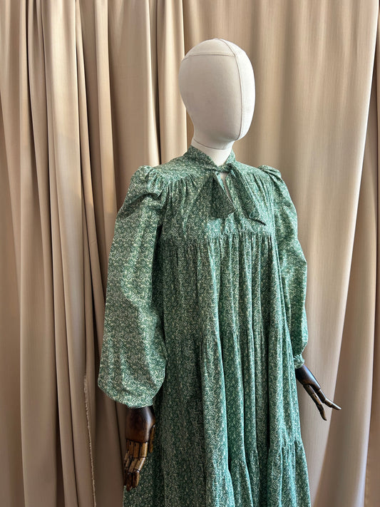 Green Floral Prairie Babydoll
