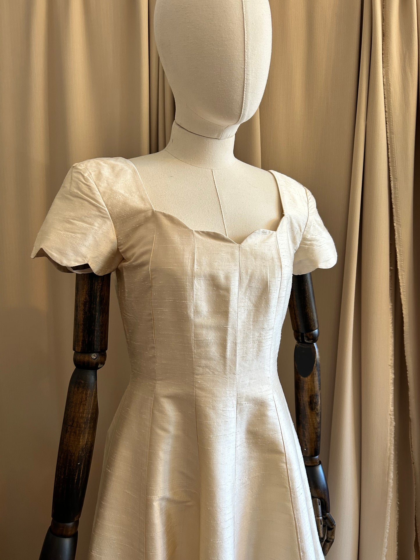 Silk Bridal Gown