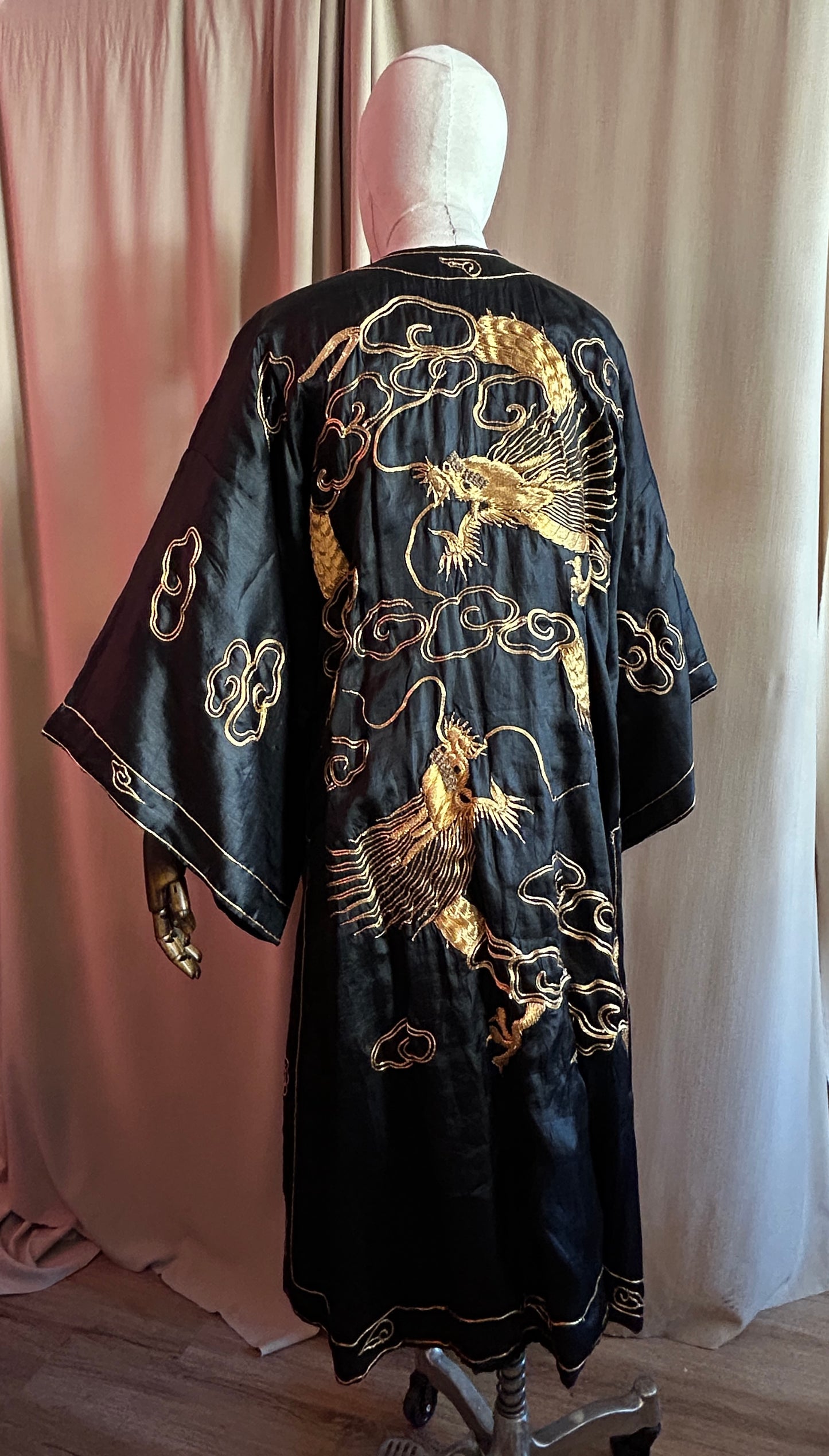 Silk Embroidered Robe